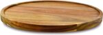 10" Acacia Wood Lazy Susan Organizer Kitchen Turntable for Cabinet Pantry Table ... - Image 2