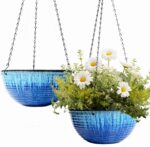 10inch Hanging Planters for Indoor and Outdoor Plants, 2 Pack Hanging Planter wi... - Image 2