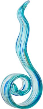 11.4" Tall Hand-Blown Glass Sculpture Murano-Style Sculpture Art Ornament Statue... - Image 2