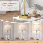 WIHTU Table Lamps Set of 2 with Touch Control, 27" Bedside Desk Lamps for Nights... - Image 3