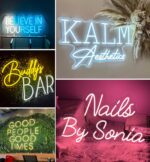 CIONAOR Custom Neon Sign, Custom LED Neon Sign Customizable for Wedding Bar Salo... - Image 5