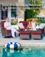 HILLGA 7-Piece Luxury Patio Furniture Set with 6" Thick Cushions, Weather-Resist... - Image 3