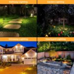 Gardencoin Solid Brass Low Voltage Pathway Lights (6.7'' Shade, 21.9'' Tall), 12... - Image 5