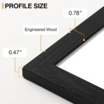 Vittanly 15 Pack Picture Frames Collage Wall Decor for Mounting or Tabletop Disp... - Image 6