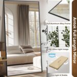 Antok Full Length Mirror, 81"x41" Oversized Floor Mirror Freestanding, Full Body... - Image 4