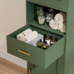 Homhedy 67" H Bathroom Storage Cabinet, Tall Storage Cabinet with Adjustable She... - Image 5
