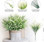 Ivydale 20PCS Artificial Plants Fake Flowers Monkey Grass for Outdoors,UV Resist... - Image 4