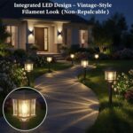 XMCOSY+ Solar Outdoor Lights Waterproof IP65, Solar-Powered Garden/Yard/Pathway ... - Image 6