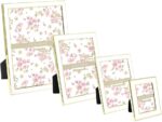 Laura Ashley 5x7 White Enamel Picture Frame, Gold Metal Edge with Easel, for Cou... - Image 5