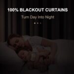 100% Blackout Shield Blackout Curtains for Bedroom 84 Inches Long, Back Tab/Rod ... - Image 3