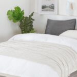 BOURINA Beige Throw Blanket 50x60 Inches Throw Textured Solid Soft Sofa Couch De... - Image 5