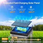 Ahaorigin 6 Pack Solar Lights Outdoor, Up to 15 Hrs Brighter Solar Pathway Light... - Image 4