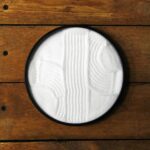 Nature's Mark Mini Zen Garden Kit for Desk with Rake, White Sand, Black Round Ba... - Image 6