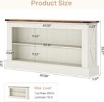 Tribesigns 63-Inch Long Console Table for Entryway, Narrow Long Entry Table with... - Image 3