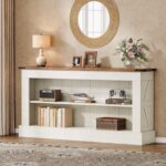 Tribesigns 63-Inch Long Console Table for Entryway, Narrow Long Entry Table with... - Image 4