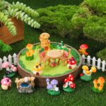 32 Pcs Fairy Garden Accessories Mini Fairy Figures Miniature Table and Chairs Br... - Image 6