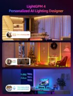 Lepro S1 AI LED Strip Lights for Bedroom - 16.4ft Smart RGB Light Strips with IC... - Image 3