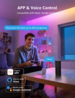 Lepro S1 AI LED Strip Lights for Bedroom - 16.4ft Smart RGB Light Strips with IC... - Image 4
