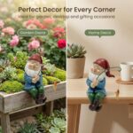 Mini Resin Fishing Statue, Funny Fisherboy Little Guy for Pond, Garden Plantpot,... - Image 4