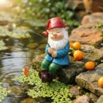 Mini Resin Fishing Statue, Funny Fisherboy Little Guy for Pond, Garden Plantpot,... - Image 6