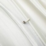 P Pothuiny 5 Pieces Satin Duvet Cover Full/Queen Size Set, Luxury Silky Like Ivo... - Image 6