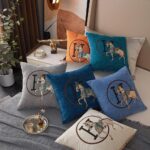Croker Horse 18x18'' inches Throw Pillow Cushion Covers Set Pack of 2 Pcs - Luxu... - Image 7