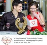 Spring Decorations Wedding Couple gifts,Table Statues Gold Home Decor Aesthetic ... - Image 5
