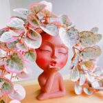 Brown Resin Handcrafted Cute Flower Pot, Suitable for Indoor and Outdoor Use, wi... - Image 6