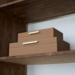 ZICOTO Decorative Storage Boxes with Lids – Set of 2 Beautiful PU Leather Organi... - Image 8
