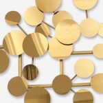 YUDACHU Modern Metal Wall Art for Living Room & Bedroom | 3D Geometric Sculpture... - Image 4