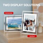 5x7 Picture Frames - Glass Photo Frame for Tabletop/Desktop Display, Horizontal/... - Image 4