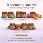 Scented Candles for Home, 8 Pack Soy Wax Candle Set, Aromatherapy Candles, Amber... - Image 3