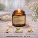 Scented Candles for Home, 8 Pack Soy Wax Candle Set, Aromatherapy Candles, Amber... - Image 4