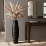 Tall Floor Vase, 27.5 inches (70cm, 2.3FT) Floor Vase Sturdy, Luxury, Textured f... - Image 4