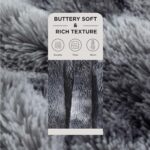 Bedsure GentleSoft Fluffy Fuzzy Faux Fur Throw Blanket for Couch, Soft Sherpa Fl... - Image 3