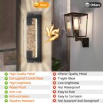 camuucci Dusk to Dawn Outdoor Light,15.7 Inches LED Porch Lights Outdoor Waterpr... - Image 5