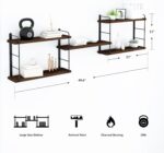 MXCSE Wall Shelves, Wall Mounted Bookshelves, DIY Floating Shelves for Wall, Woo... - Image 4