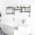 MXCSE Wall Shelves, Wall Mounted Bookshelves, DIY Floating Shelves for Wall, Woo... - Image 7