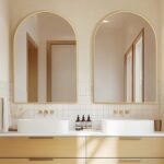 Arched Wall Mirror for Bathroom,Mirrors for Wall,24''x36'',Vanity Mirror for Bed... - Image 4