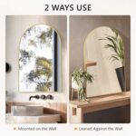 Arched Wall Mirror for Bathroom,Mirrors for Wall,24''x36'',Vanity Mirror for Bed... - Image 6