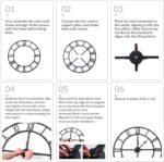 Oversized 48 inch Knocked-Down (KD) Wall Clock for Living Room Decor – Extra Lar... - Image 5