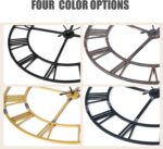 Oversized 48 inch Knocked-Down (KD) Wall Clock for Living Room Decor – Extra Lar... - Image 6