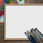 Kate and Laurel Sylvie Blank Framed Canvas Wall Art, 28x38 Natural, Modern Empty... - Image 3