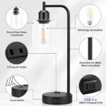 Industrial Touch Table Lamps for Bedrooms Set of 2 - 3-Way Dimmable Nightstand L... - Image 5