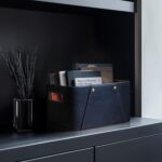 La Jolie Maison Storage Baskets for Organizing, 2 Pack, Luxury Vegan Leather Sto... - Image 4