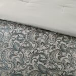 Madison Park Essentials Brystol 24 Piece Room in a Bag Faux Silk Comforter Jacqu... - Image 11