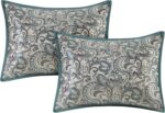 Madison Park Essentials Brystol 24 Piece Room in a Bag Faux Silk Comforter Jacqu... - Image 15