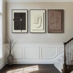 Large 3D Textured Framed Abstract Wall Art for Living Room, 3 Piece Modern Paint... - Image 6