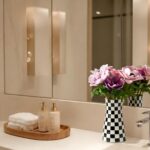 SIDUCAL Elegant Black and White Checkered Pattern Ceramic Vase – Modern Home Déc... - Image 6