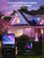 Smart Permanent Outdoor Lights Pro, 200ft 120LED RGB+IC Warm/Cool White for Dail... - Image 8
